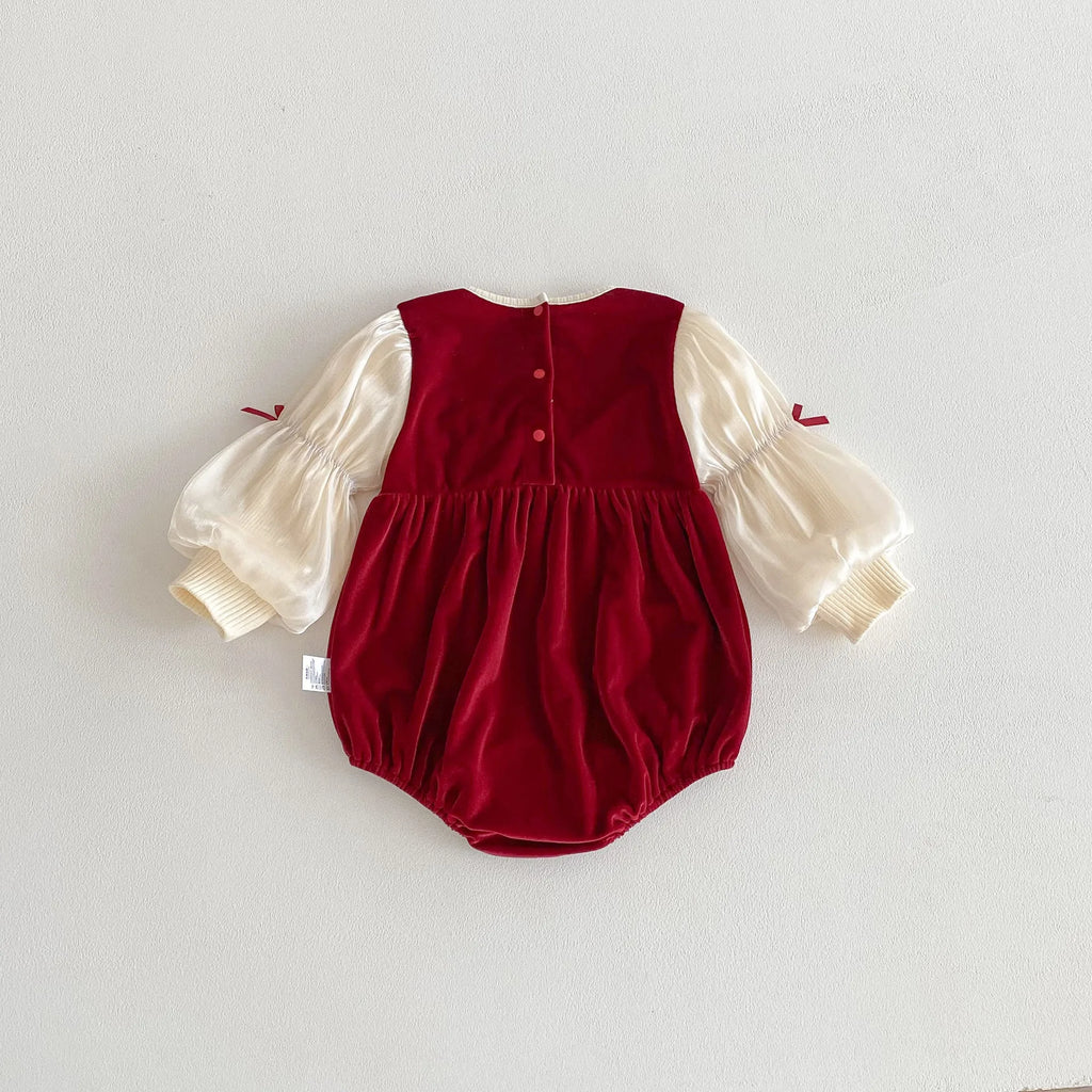 Rosalie Velvet Romper