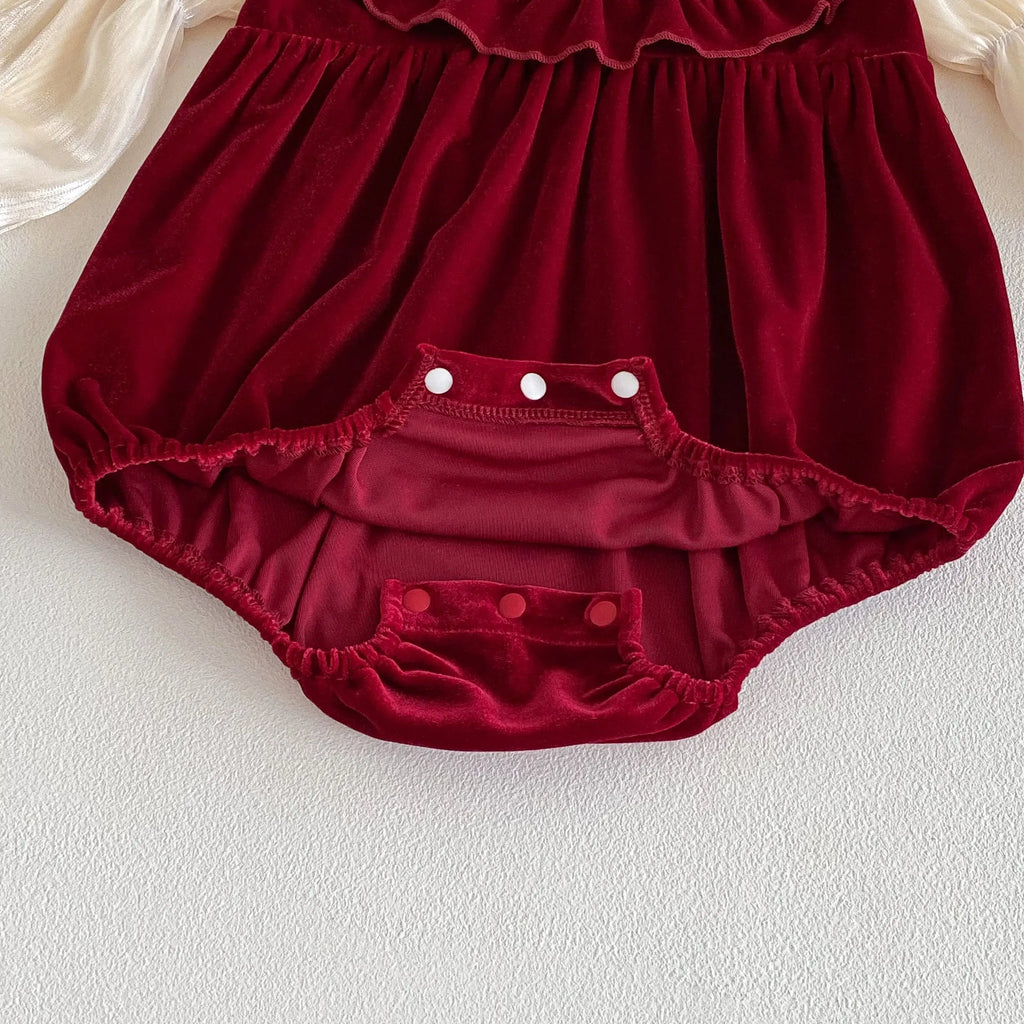 Rosalie Velvet Romper
