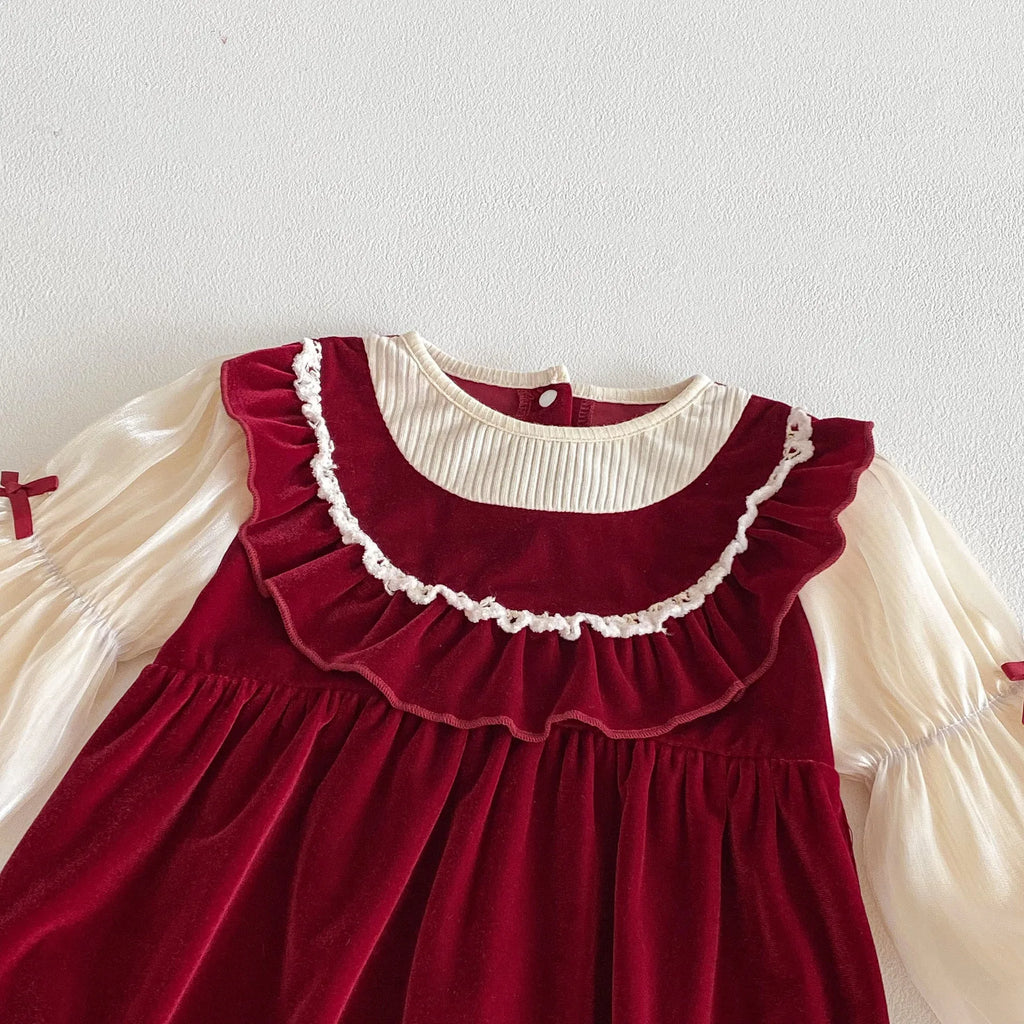 Rosalie Velvet Romper